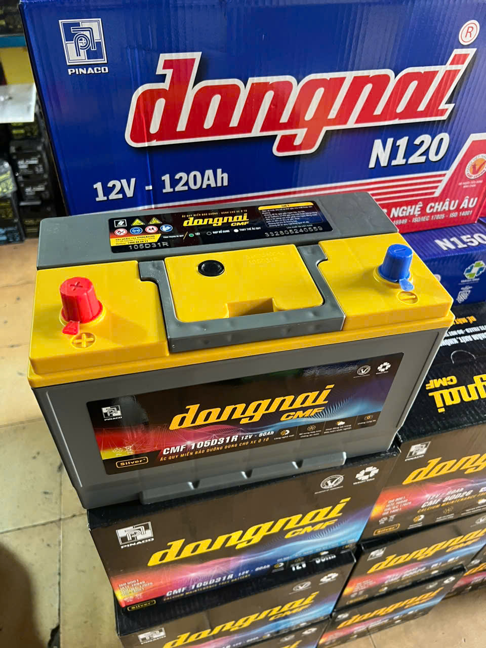 ắc quy đồng nai khô 105d31rl 12v-90ah